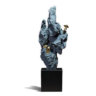 高山仰止福山禅意摆件招财客厅玄关轻奢装饰品搬新家乔迁新居礼物
