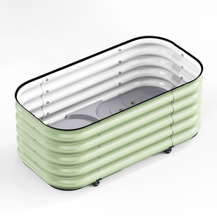 苗苗同款菜箱种菜专用箱户外庭院花箱花园阳台铝合金属种植箱花盆