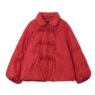 【商场同款】马拉丁童装新年款乐一通联名女大童红色礼服拜年夹克