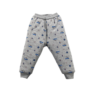 自裁自制手工宝宝棉花棉裤加厚高腰保暖裤婴儿冬季外出儿童裤子