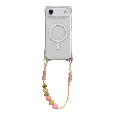 四角开孔磁吸无线充款斜挎手机壳