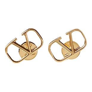 [礼物]华伦天奴VALENTINO女士 VLOGO SIGNATURE 金属耳环