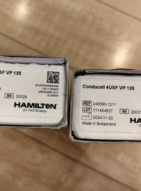 议价全新 汉密尔顿Conducell 4USF VP 120电导率电极 型号243590-