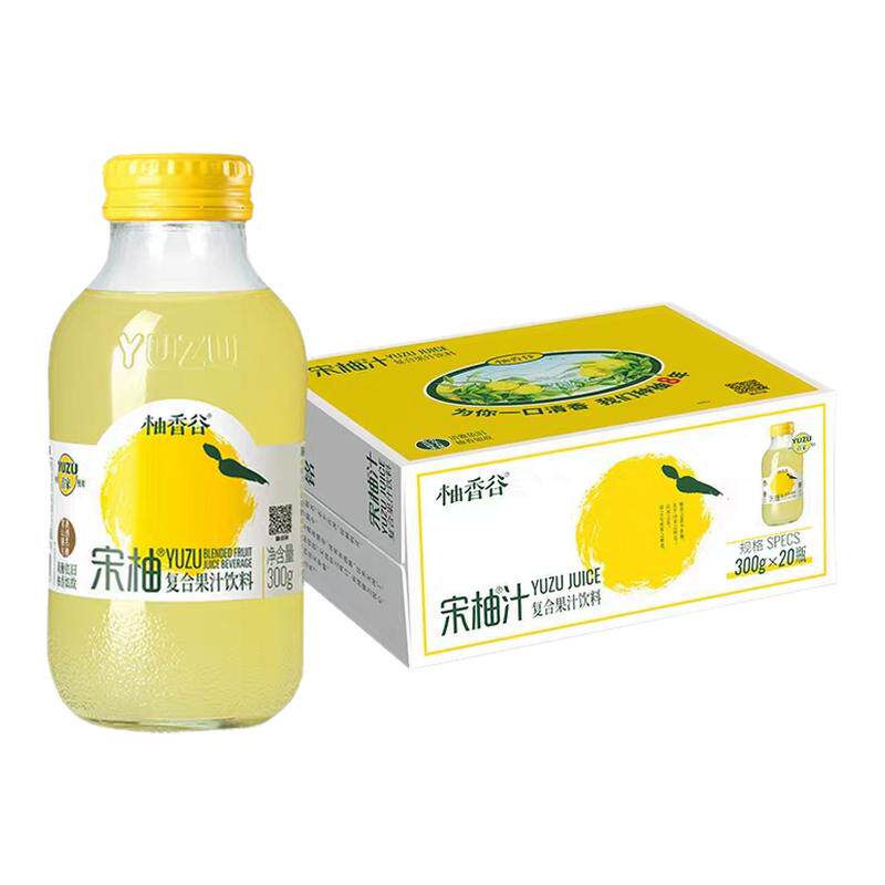 柚香谷 宋柚果汁柚子汁1kg瓶果味/风味/果汁饮料
