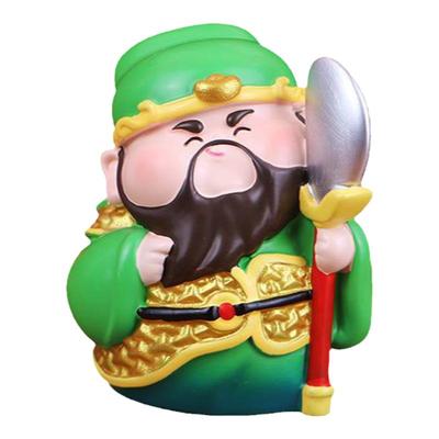 网红新款财神小摆件可爱关羽公仔