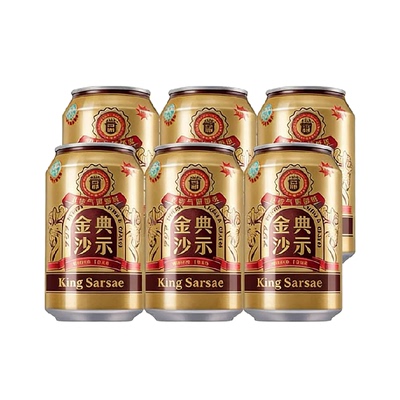 ASIA亚洲金典沙示汽水330ml*6罐