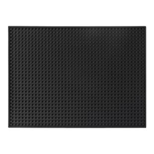 奶茶吧台防滑垫咖啡吧台垫长方形厨房沥水垫KTV酒杯垫橡胶茶杯垫