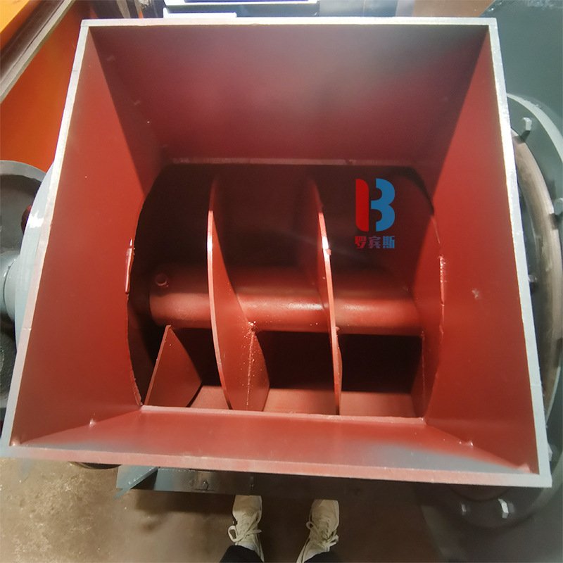 定制粉煤灰混合SJ双轴粉尘加湿搅拌机 喷水双绞龙卸灰螺旋输送机