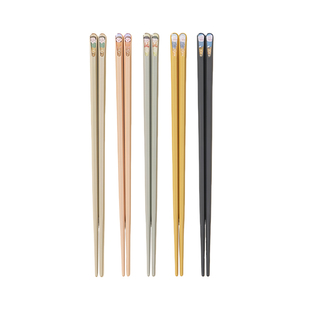 康宁ekco合金筷子家用高档食品级防滑防霉耐高温家庭分人专用筷子