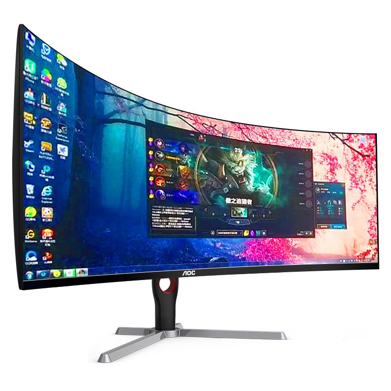 AOC显示器2K170Hz曲面27英寸144Hz电竞CQ27G3SE电脑32三星屏240Hz