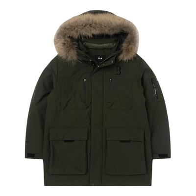 MLB官方鹅绒羽绒服男装女装冬季新款保暖运动服派克服工装外套