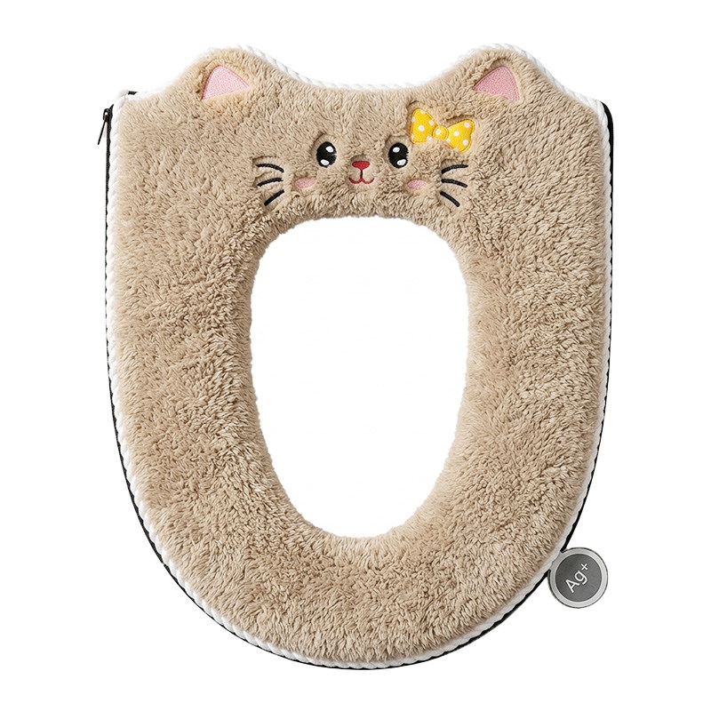 卡通萌猫加厚四季通用马桶垫