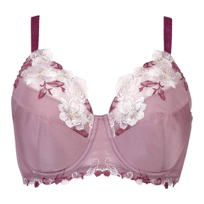 华歌尔Wing内衣女全罩杯上托防下垂收副乳防外扩薄款大码文胸罩