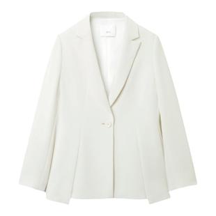 【日本进口三醋酸】OVV秋冬热卖女装平驳领修身西服外套