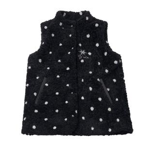 现货即发【雪季情书】波点冬日氛围感加绒毛毛外套针织内搭半裙