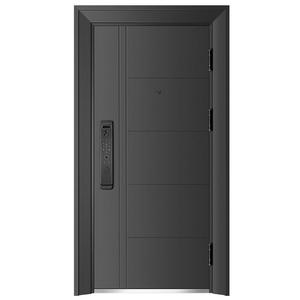 防盗门甲级家用内外双色带指纹锁一体智能密码子母门入户门锌合金