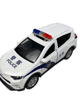 警车救护车中性惯性合金滑行玩具