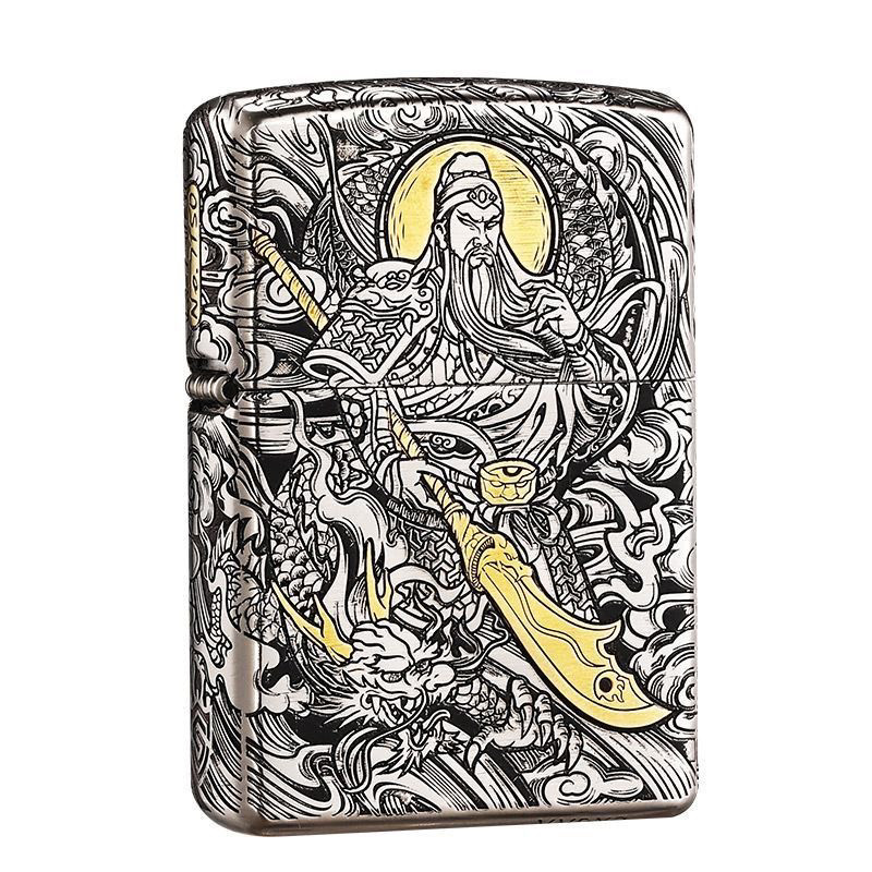 zippo正品不锈钢防风煤油打火机
