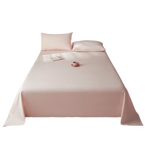 2025新款四季通用床单单件纯色宿舍单人被单枕套三件套非全棉纯棉