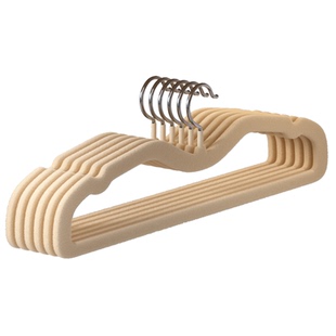 佳帮手【政府补贴】植绒短颈衣架家用挂衣晾衣架省空间无痕衣挂