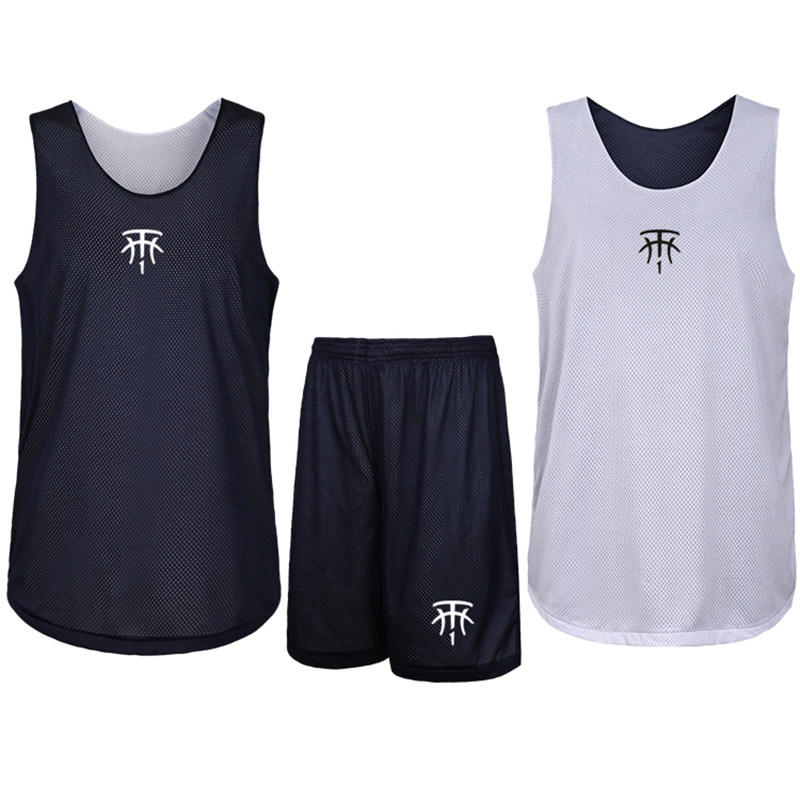 双面篮球服套装美式队服定制