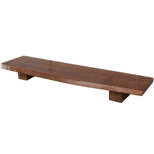 电脑显示器增高架桌面收纳垫高底座原木置物架实木电视屏幕增高台