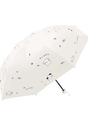 天堂萌宠黑胶伞防晒50+晴雨两用