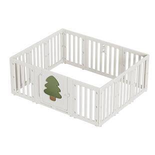 英氏婴儿围栏防护栏客厅宝宝爬行垫室内家用地上学步安全栅栏乐园