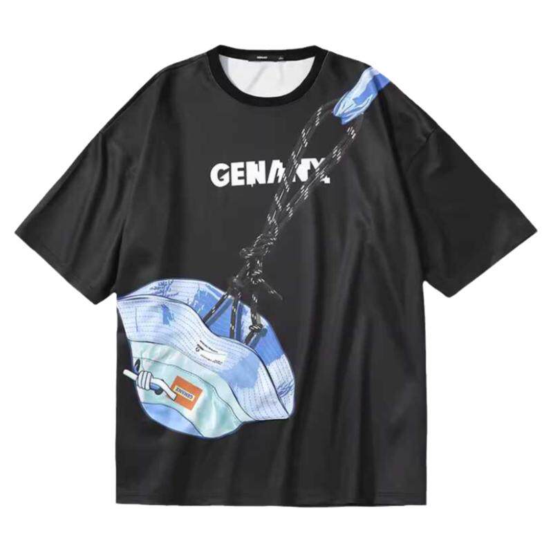 趣味艺术印花情侣T恤GENANX