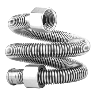 热水器连接水管304不锈钢波纹管4分金属加密高压防爆冷热进水软管