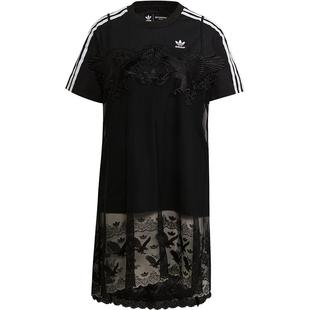Adidas/阿迪达斯 LACE T-SHIRT 三叶草女子连衣裙T恤 H59018