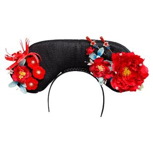 宫廷风气质旗头头箍复古感古风娘娘贵妃皇后头饰古装格格发箍旗头