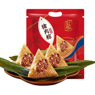 红船粽子鲜肉粽子五花肉粽嘉兴蛋黄粽子豆沙甜粽端午节粽子肉粽