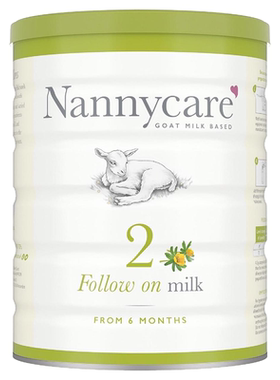 【直邮】英国版Nannycare纳尼凯尔婴儿羊奶粉2段二段新西兰进口