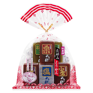 日本进口零食杉本屋什锦羊羹360g传统点心糕点抹茶琼脂糕软糕茶点