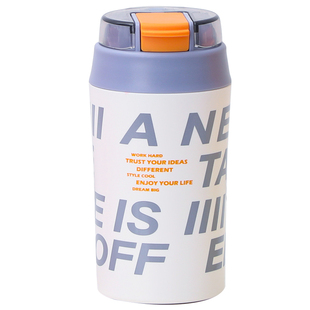 康纳斯纯陶瓷内胆随手杯双饮口便携车载学生便携精致礼物养生水杯