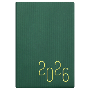 2026年效率日程本简约便携记事本365天每日一页计划本效率手册计划表时间管理自律打卡考研自填b6日程本定制