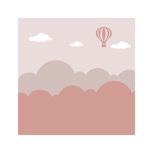 九野背景墙刻图乳胶漆造型贴纸模板儿童房云朵刷漆镂空图案刷墙画