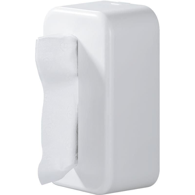 洗脸巾收纳盒壁挂式抽纸盒厨房纸巾倒挂盒卫生间面巾纸厕所纸巾盒