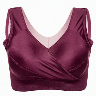 出口日本原单聚拢无痕胖mm无钢圈运动文胸罩背心式薄杯款大码套装