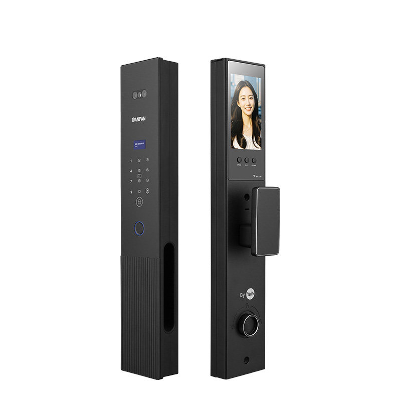 盼盼防盗门指纹锁家用入户门电子锁3D人脸识别智能密码锁PF7360M