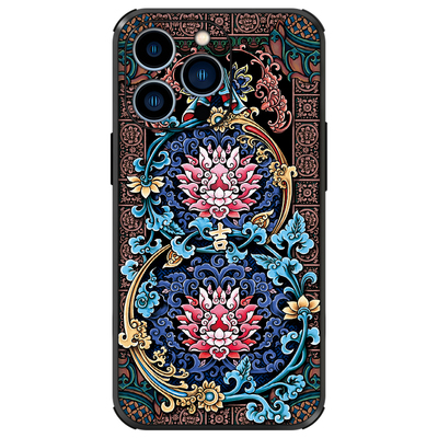 浮雕皮壳防摔苹果中国风苹果17