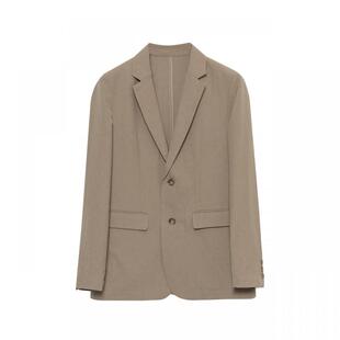 EHE男装 春夏新款棕色经典复古通勤轻商务梭织西服男外套