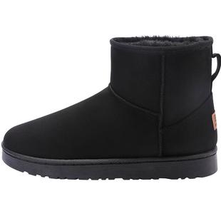 回力雪地靴男款冬季2025新款男士加绒加厚面包鞋男防水保暖棉鞋男