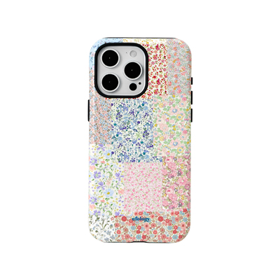 Ufology原创磁吸韩国进口适用iPhone16promax手机壳15pro苹果14碎花13全包12新款二合一菲林支点支架春天碎花