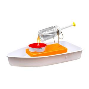 小海豚玩具城小学生科技小发明DIY蒸汽船模型玩具科学实验器材小制作材料教具