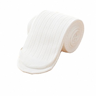 儿童连脚打底裤秋冬加绒中厚款女孩白色外穿舞蹈女童连体裤袜