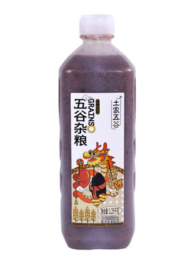 【1.25kg*6瓶】土家五谷五谷杂粮汁大瓶整箱谷物饮品营养早餐中式