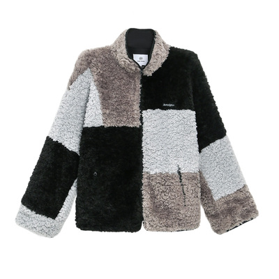 TurnSignal仿羊羔绒立领外套女