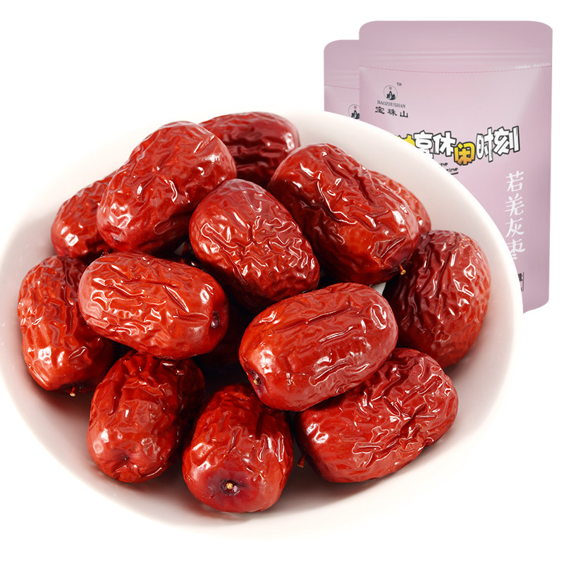 宝珠山新疆若羌红枣灰枣500g